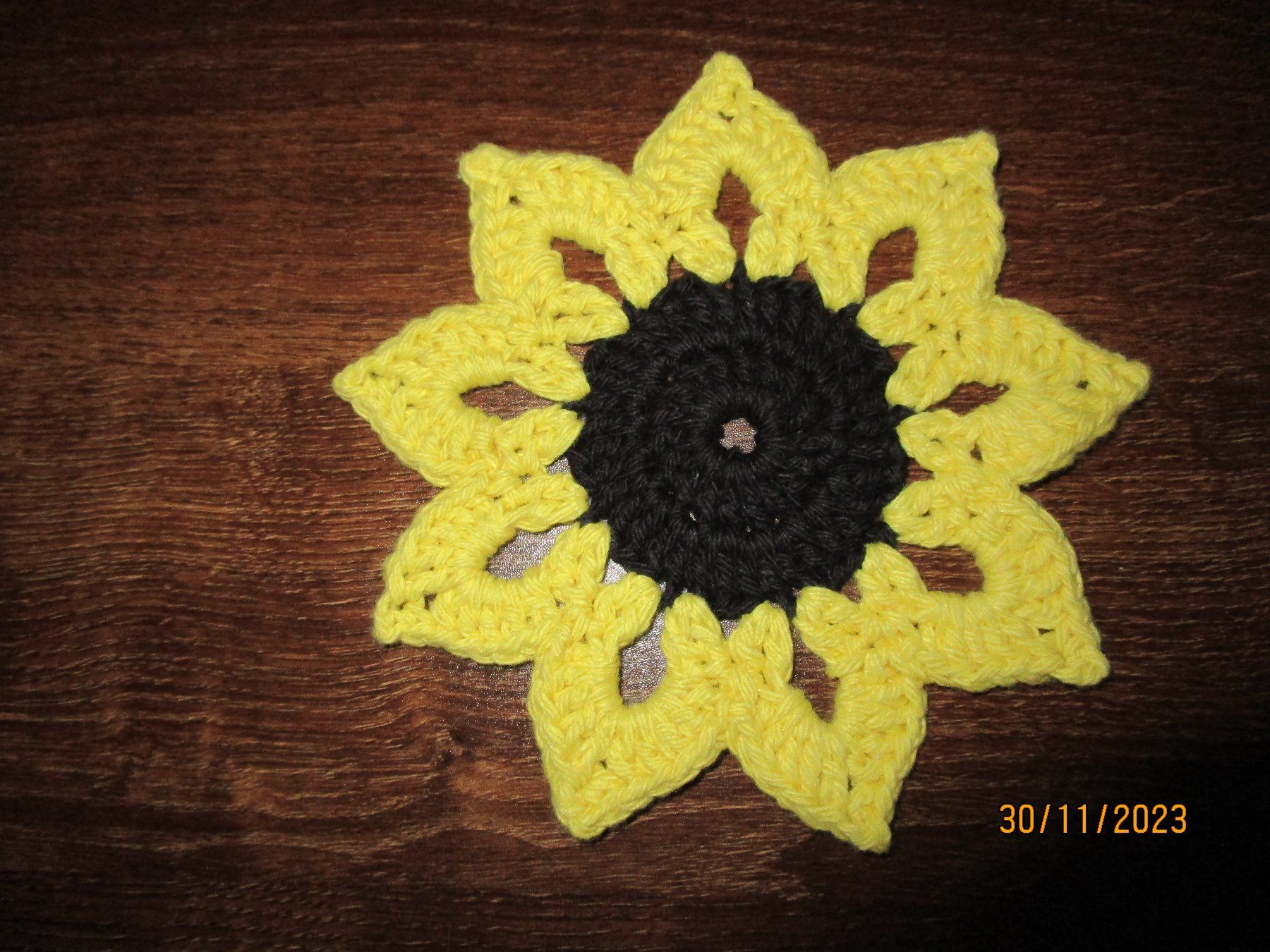 Untersetzer: gehäkelte Untersetzer Sonnenblume – Neu (gemäss Beschreibung) aus Ursenbach von gruenblau 2