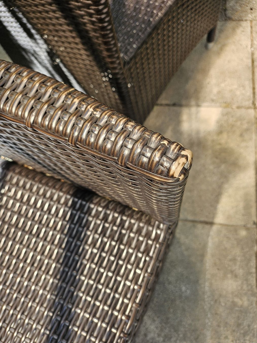 Sedie: Gartenstühle Rattanimitat gebraucht, 6 Stk – Usato da Hunzenschwil venduto da nudget 5