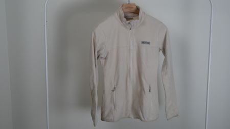 Columbia Fleece Weste weiss beige Pullover Jacke