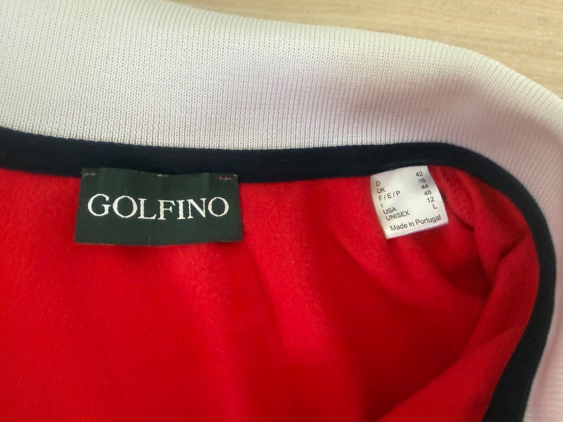 Polo-Shirts: Golfino Pullover rot 3/4 Arm Gr.42 NEU – Neu (gemäss Beschreibung) aus Zollikon von dorean 3