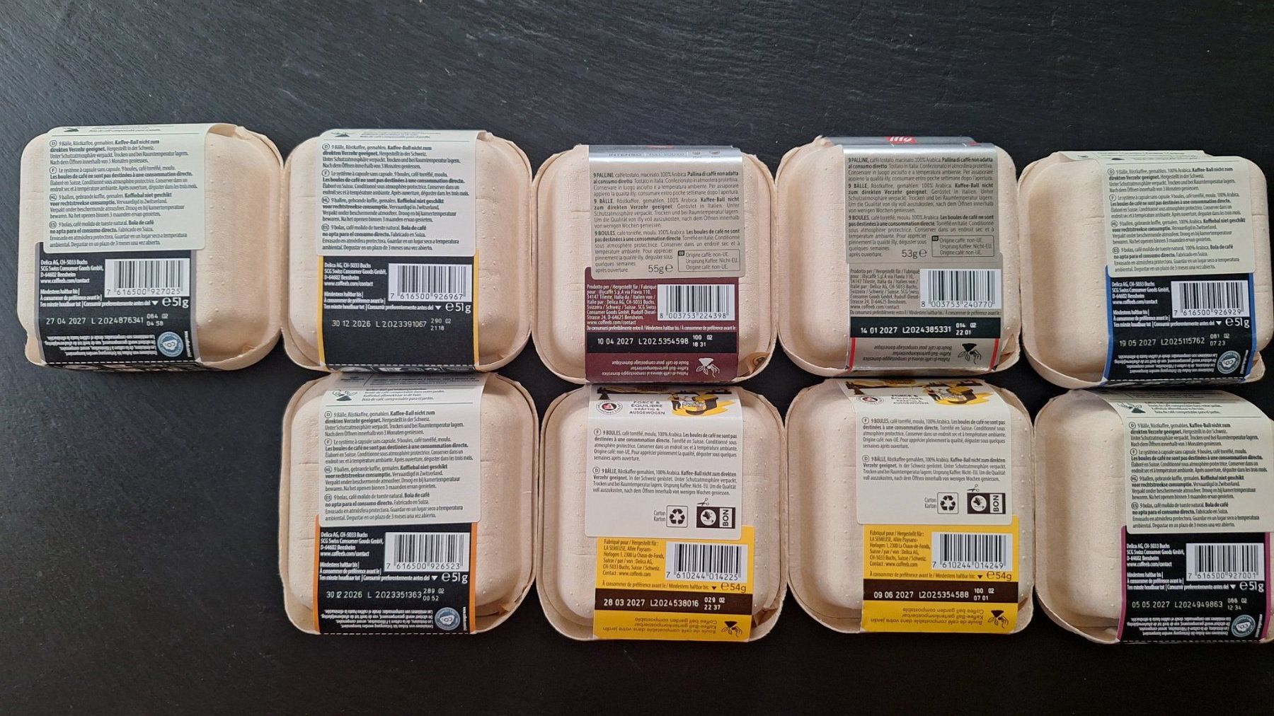Migros Aliments & Spécialités: CoffeeB KaffeeKugeln 9Boxen – Neuf avec emballage d'origine à Weisslingen par igszehn 1
