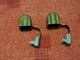 2 Karabiner Laufdeckel, Messing