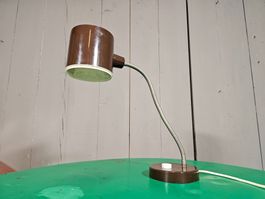 Vintage 1960 Schreibtischleuchte, Desk Lamp m Sockelschalter
