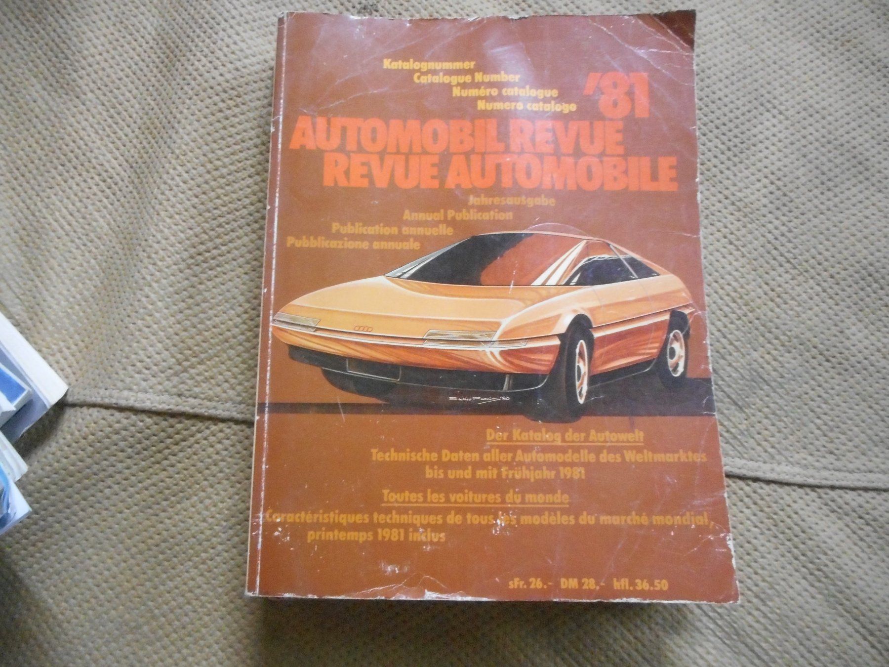 Zeitschriften & Magazine: Automobil-Revue Katalog 1981 – Gebraucht aus Bretzwil von gbfluck