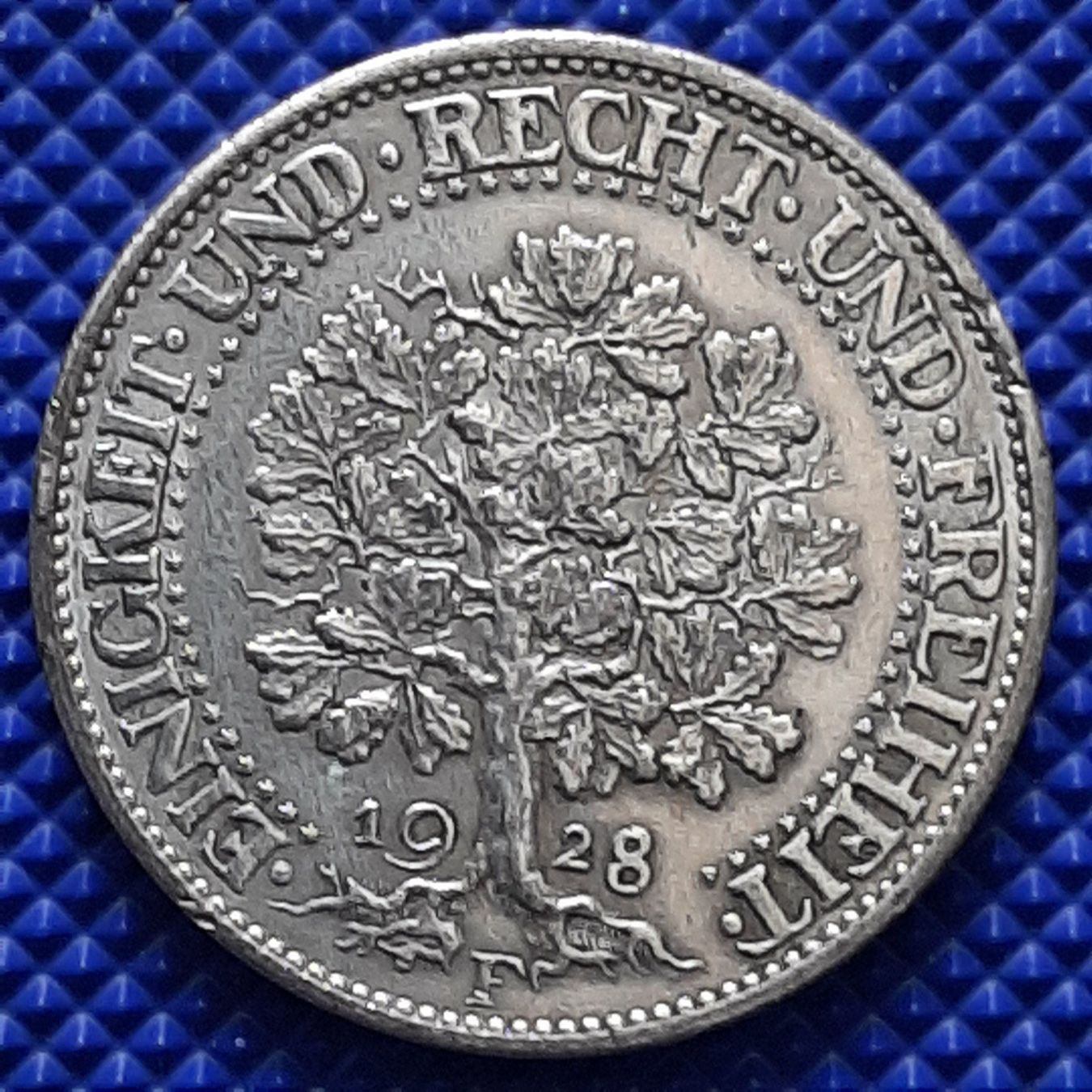 Tutti le monete: 5 Reichsmark 1928 F Eichbaum – Usato da Carouge GE venduto da cecob0909 1
