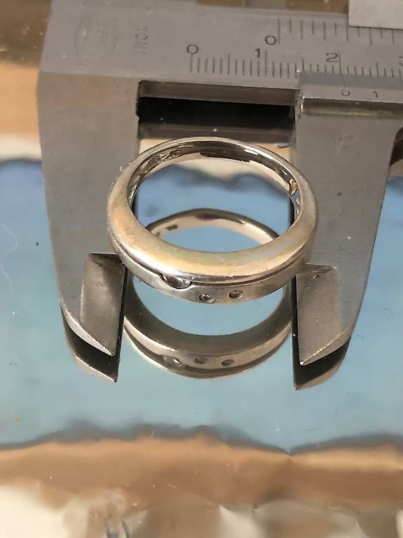 Anelli: Silber-Ring mit Zyrkonia – Usato da Villnachern venduto da Jam_Music 3