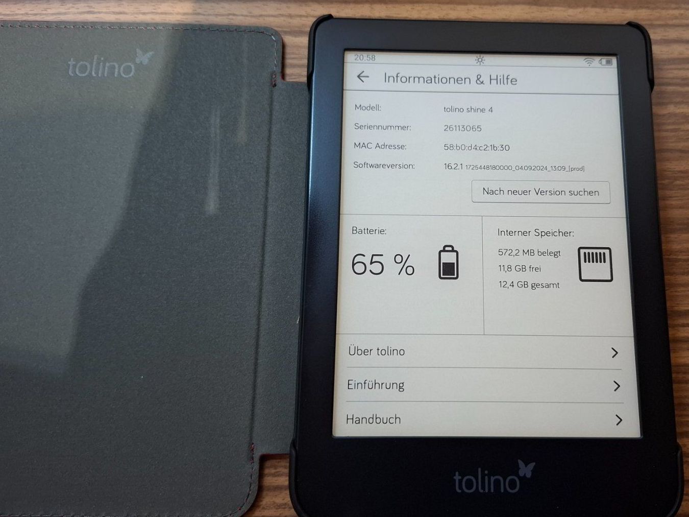 Tolino Tablet PC: Tolino shine 4 eBook Reader mit Schutzhülle – Nuovo (secondo la descrizione) da Bibern SH venduto da Rolf550 2