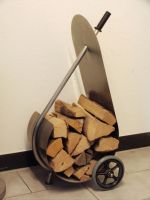 Holzlager Wagen für Cheminée
