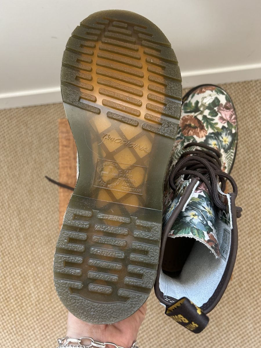 Dr. Martens Scarpe da donna: Dr. Martens Boots geblümt – Nuovo (secondo la descrizione) da Wohlen b. Bern venduto da Honeypie 3