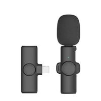 Kabelloses 360° Lavalier Mikrofon für iPhone / iPad mit Ligh
