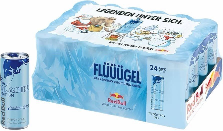 Gletschereis Himbeere Red Bull