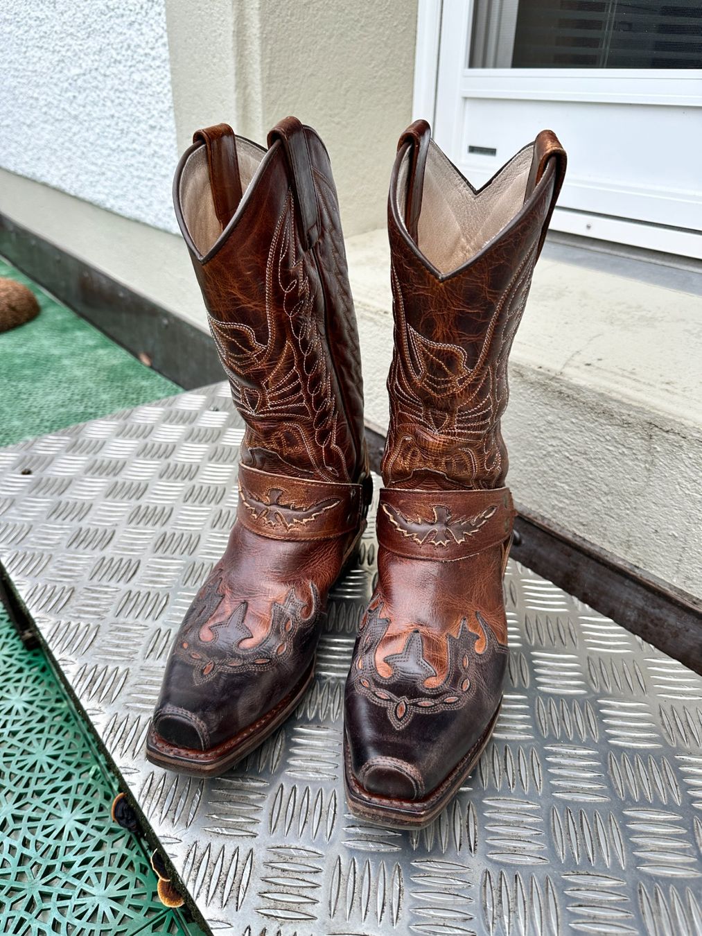 Sendra Herrenschuhe: Sendra Biker Cowboy Boots Stiefel Gr. 41 – Neu (gemäss Beschreibung) aus Gümmenen von FelizitasHermann 6