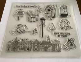 Clear Stamp Winter Birds Silikon Stempel Silikonstempel