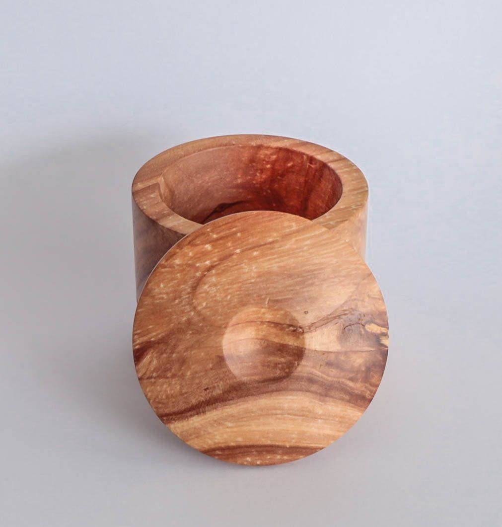 Holzartikel: Holzdose -Apfelbaum – Neu (gemäss Beschreibung) aus Wil SG von Fischweiher42 2