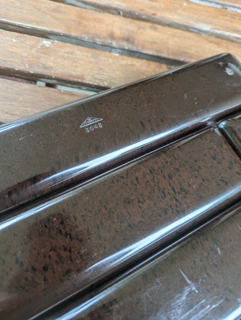 Elettrodomestici da cucina: Vintage Bakelite Brown Kitchen Utensil Tray - Owo – Usato da Erlinsbach SO venduto da Meytalien 3