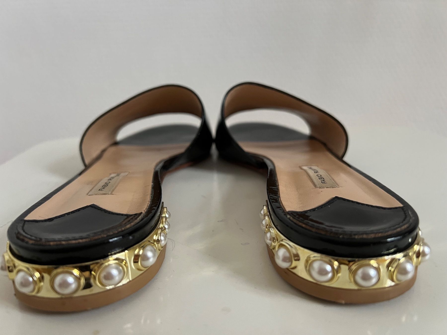 Scarpe da donna: Fabio Rusconi Lederlack mit Perlenabsatz  Gr.38;5 – Usato da Zürich venduto da ost_5sdl 7