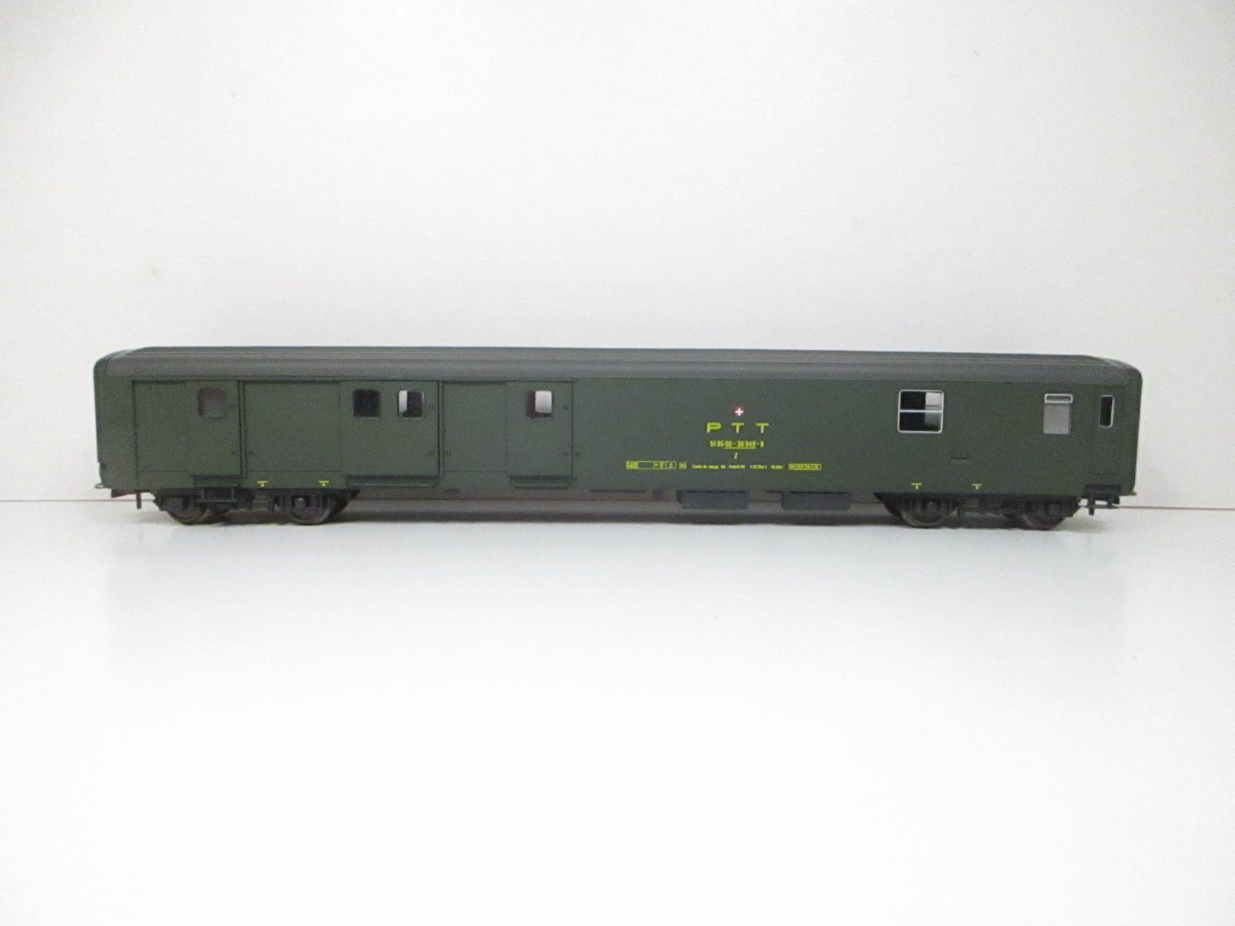 Roco Modellini di ferrovie: Roco H0 44335 PTT Bahnpostwagen – Nuovo e nell'imballaggio originale da Olten venduto da Heinrich875 5