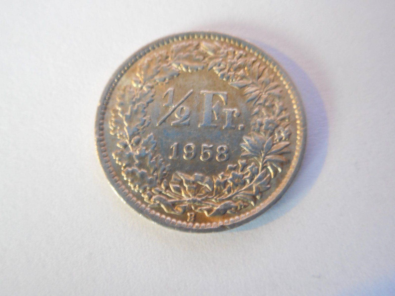 Alle Münzen: 50 Rp. 1958 silber – Gebraucht aus Kriegstetten von pizlad2010