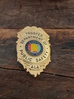 Trooper Department of Public Safety Alabama Plakette