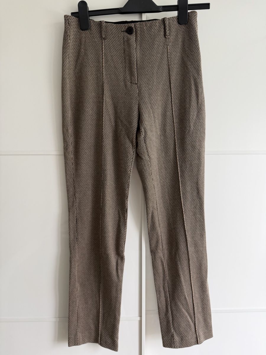 Marc Cain Pantaloni: Marc Cain Stoffhose gemustert N2 / ca. Gr. 36 – Usato da Winterthur venduto da marisole4
