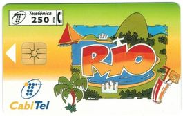 Privat Telefonkarte Spanien Rio de Janeiro