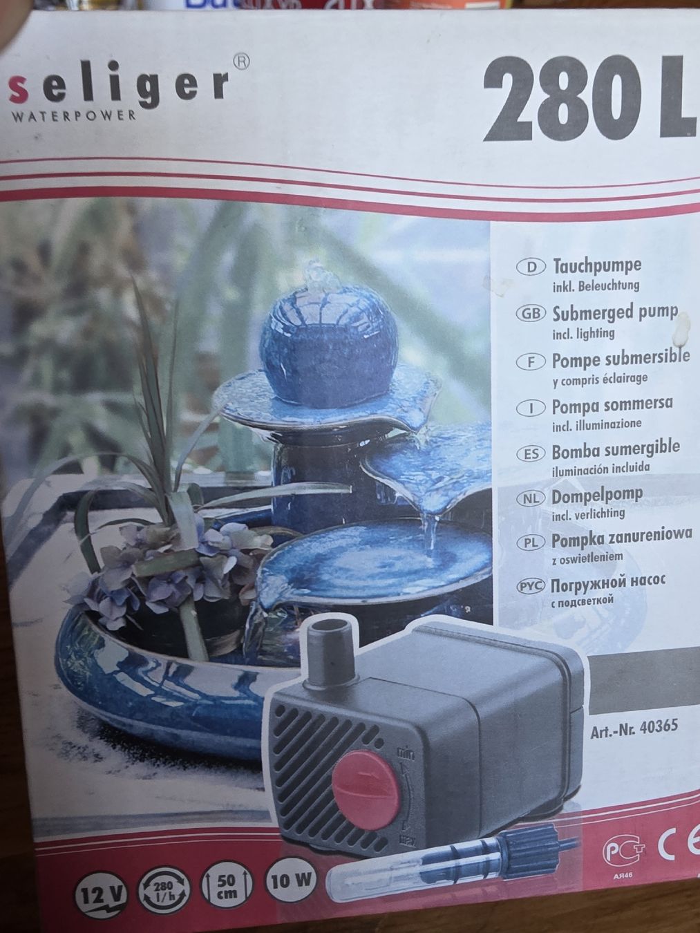 Pompe & Parti di ricambio: Tauchpumpe 280L – Nuovo e nell'imballaggio originale da Schönried venduto da Gti89