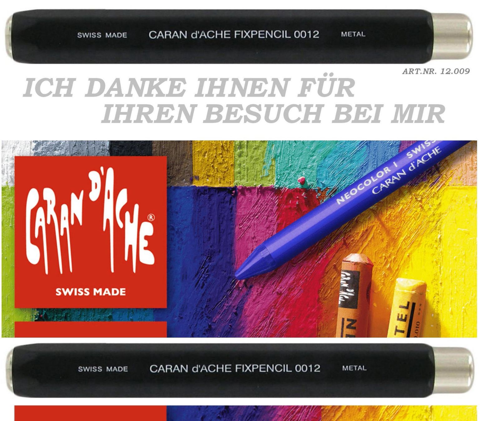 Caran D'Ache Matite, matite colorate & gessi: AKTION = 12.009 Fixpencil Kreidehalter Pastelle Caran d'Ache – Nuovo e nell'imballaggio originale da Strengelbach venduto da Mozi1 6
