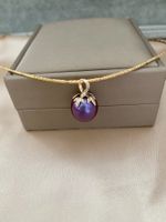 12.8mm Süsswasserperle Anhänger 14k Gold