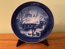 *1995: Weihnachtsteller Royal Copenhagen, Dänemärk, original