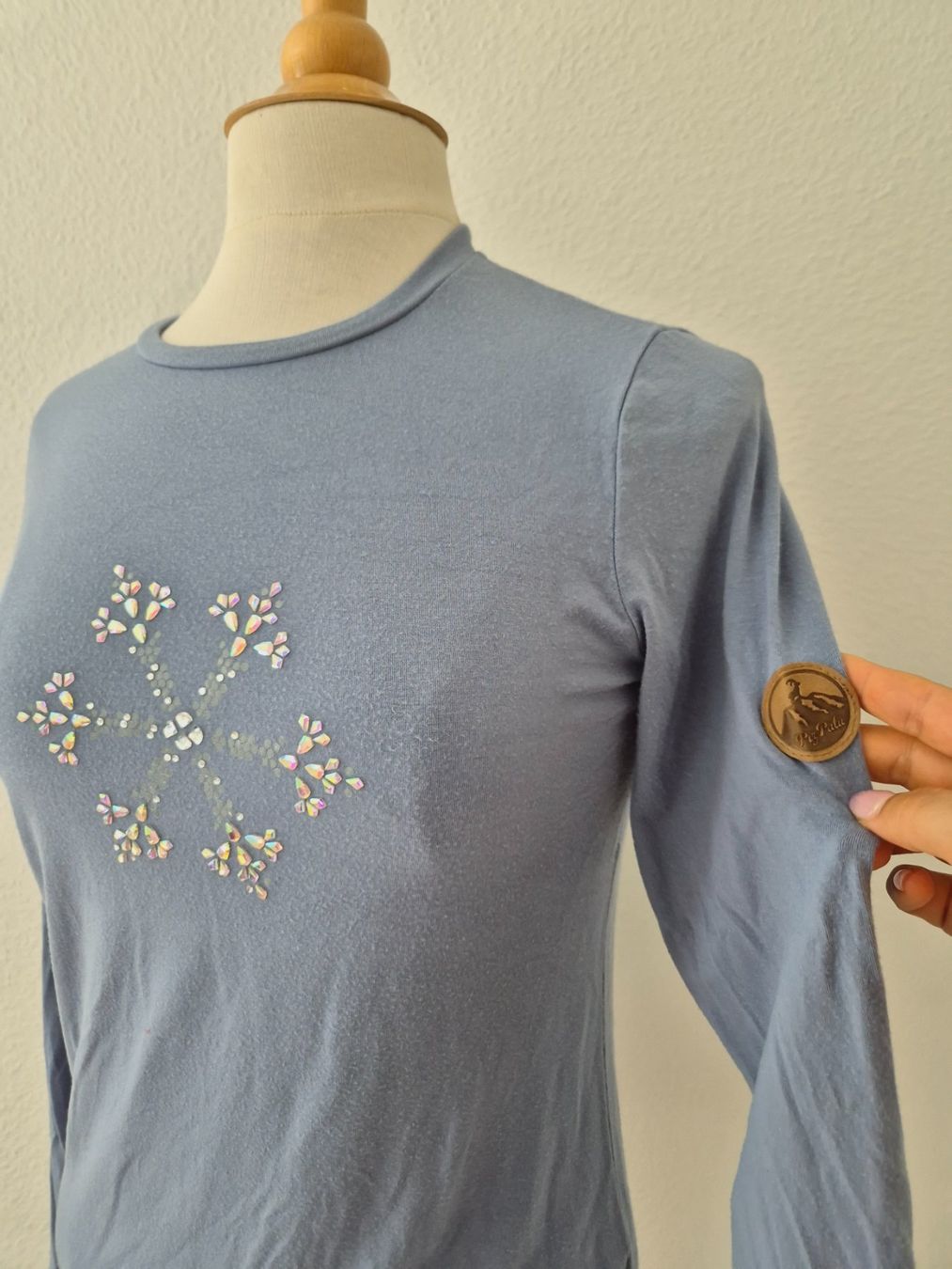 T-shirt: PIZ PALÜ SHIRT PULLI PULLOVER MIR GLITZER S 36 , TOP FREIZEI – Usato da Elsau venduto da the-colorful-side 9