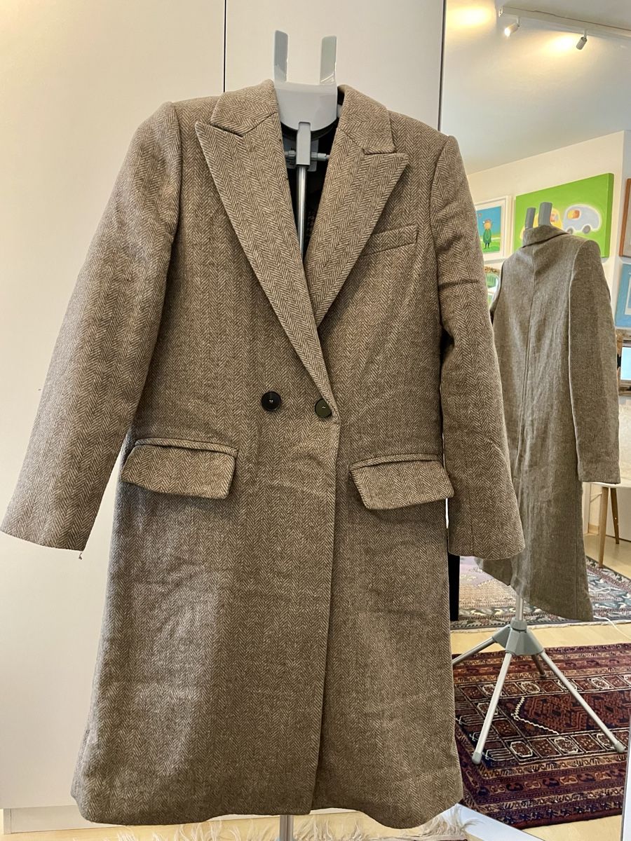 Mango Mäntel: Mango Wintermantel Gr. S Fischgrat braun beige – Gebraucht aus Zürich von MarciaBraz 1