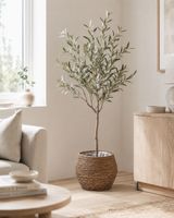 Blumentopf Übertopf Ø26 x H23 cm Schilfror braun 1Stk/6 Stk