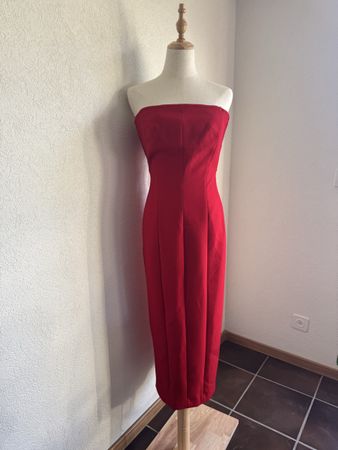 Red Dress, Size S/ Rotes Kleid/ Robe rouge