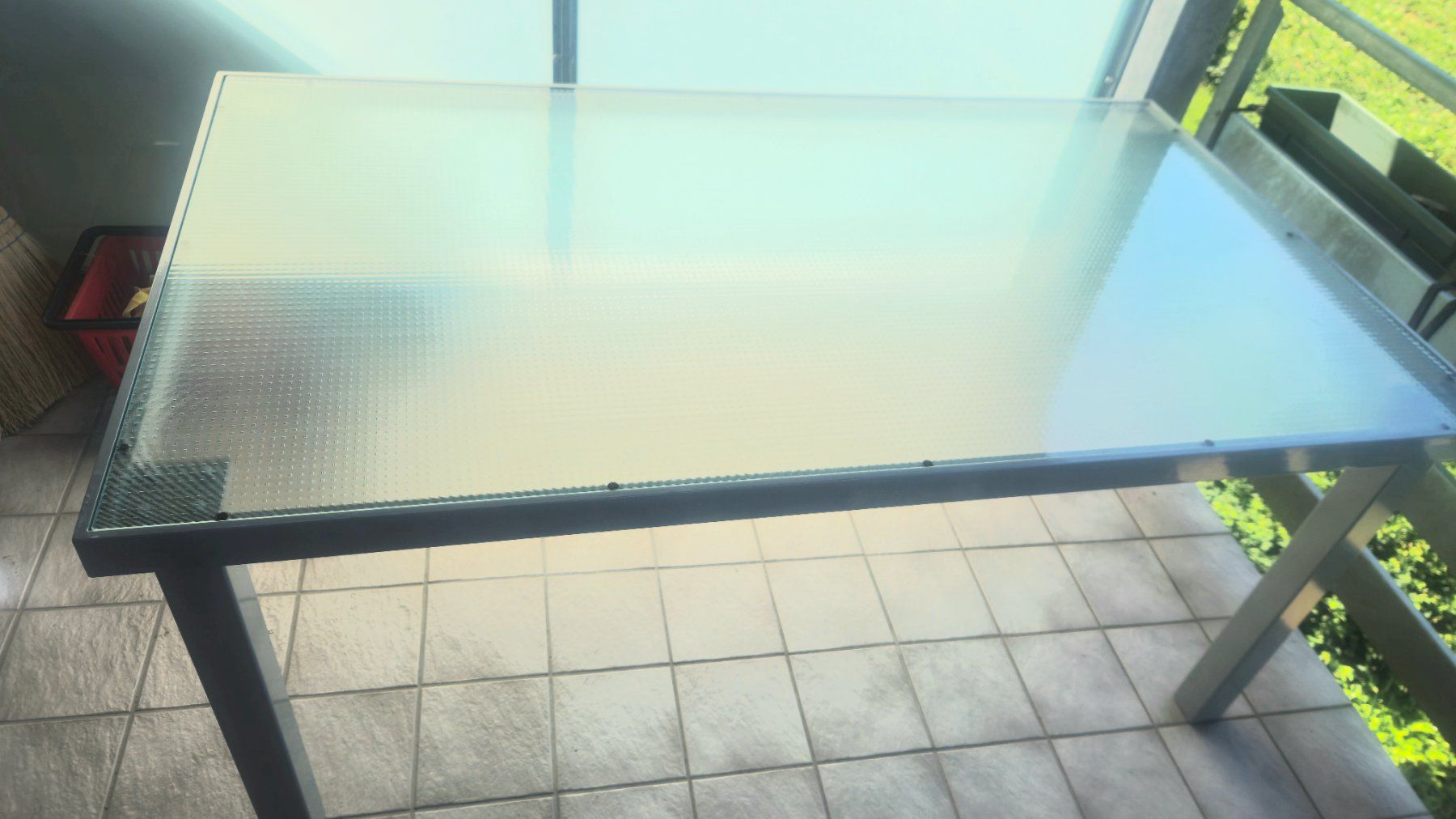 Tische: Balkontisch Glas 160x90cm, ehem. 750CHF – Gebraucht aus Eglisau von sel_5wtl 1