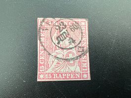 Strubel 15 Rp.  gest. 1860  (5329)