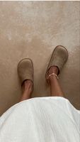 Mules Dunyā Gr. 38 creme/beige Wildleder