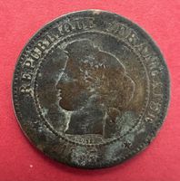 FRANKREICH 1897 5 CENT GE