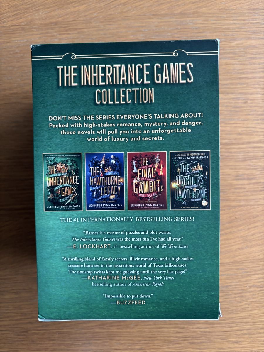 Libri: Jennifer Lynn Barnes - The inheritance Games ENGLISCH – Usato da Basel venduto da mon_7pfq 2