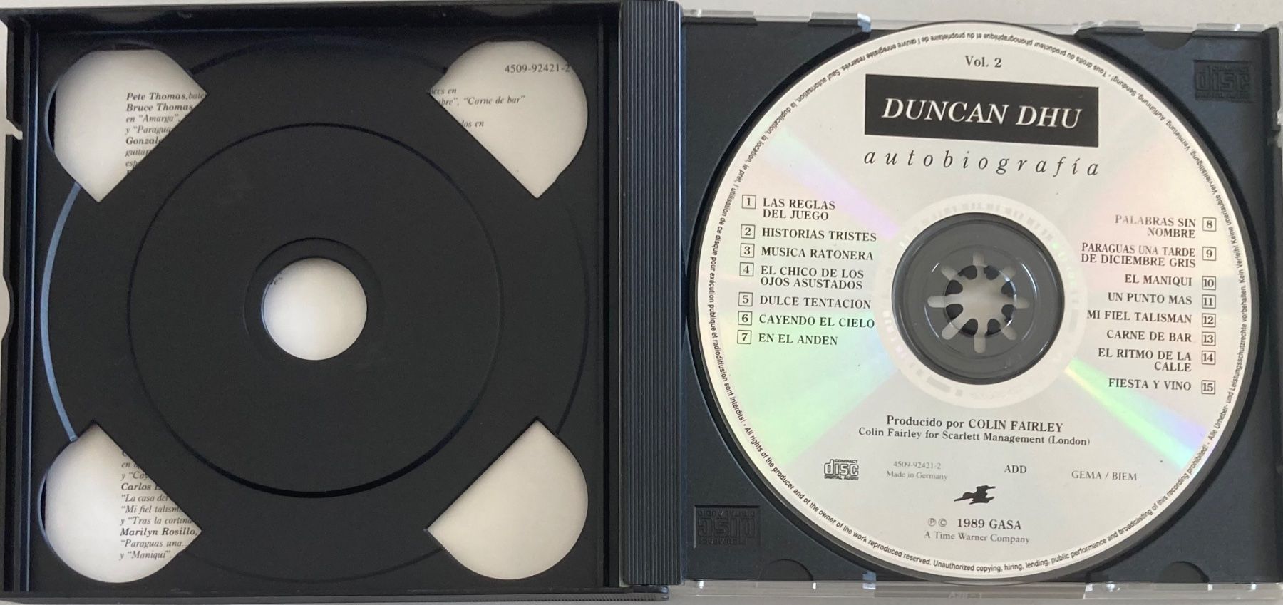 CDs: DUNCAN DHU - AUTOBIOGRAPHIA – Gebraucht aus Poliez-Pittet von Newtown-Records 3