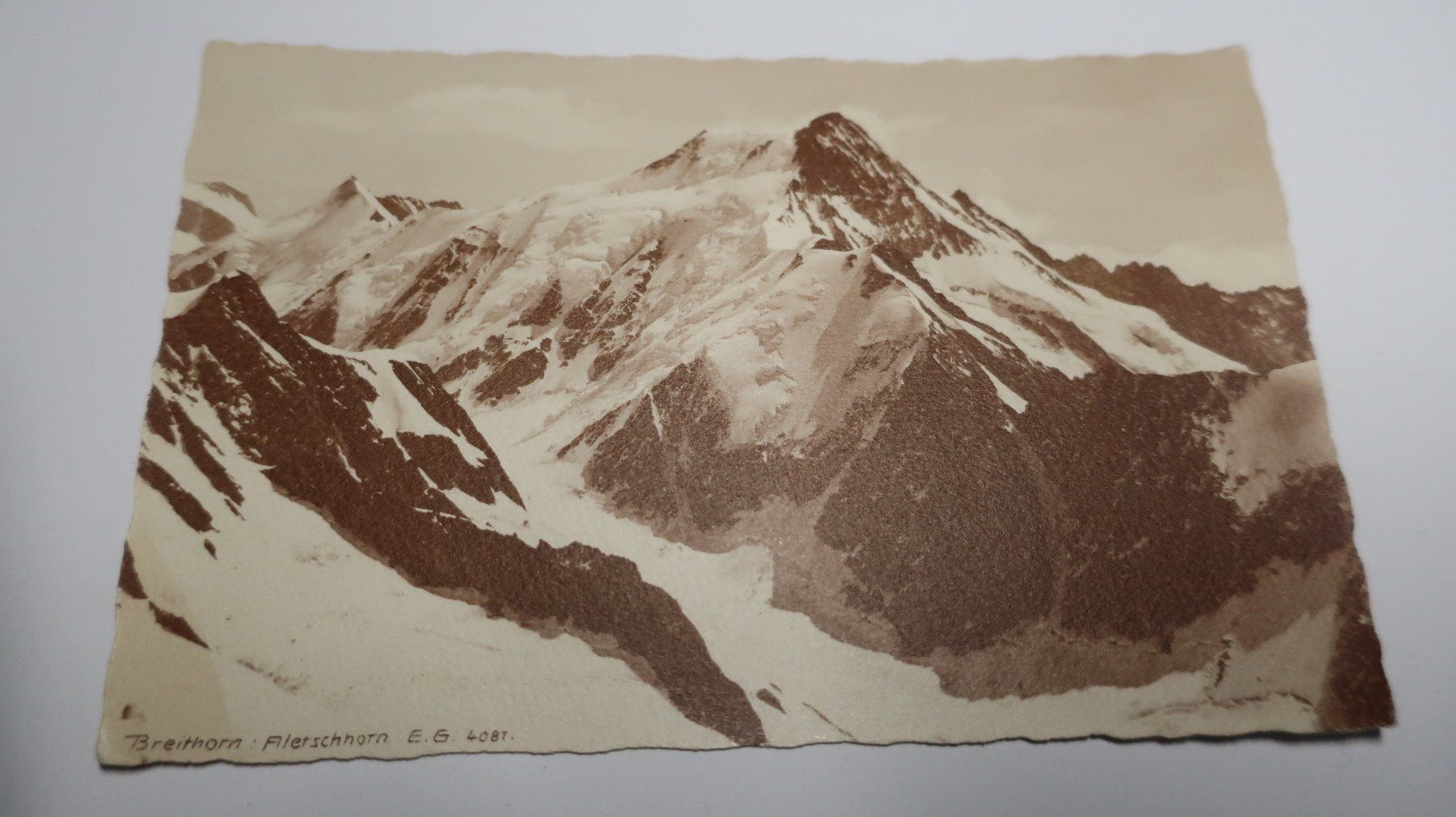 Ansichtskarten: Breithorn Aletschhorn – Gebraucht aus Cormoret von Pascalll2001 1