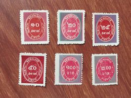 Thailand - Official Statistic Labels First Series 1963