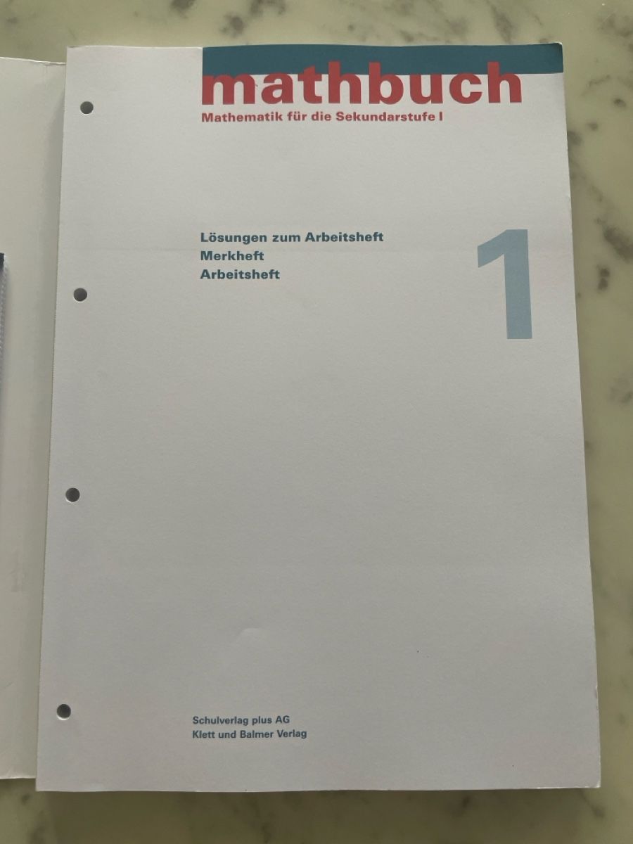Bücher: Mathbuch für Sekundarstufe 1 – Neu (gemäss Beschreibung) aus Thun von bue_59vc 1
