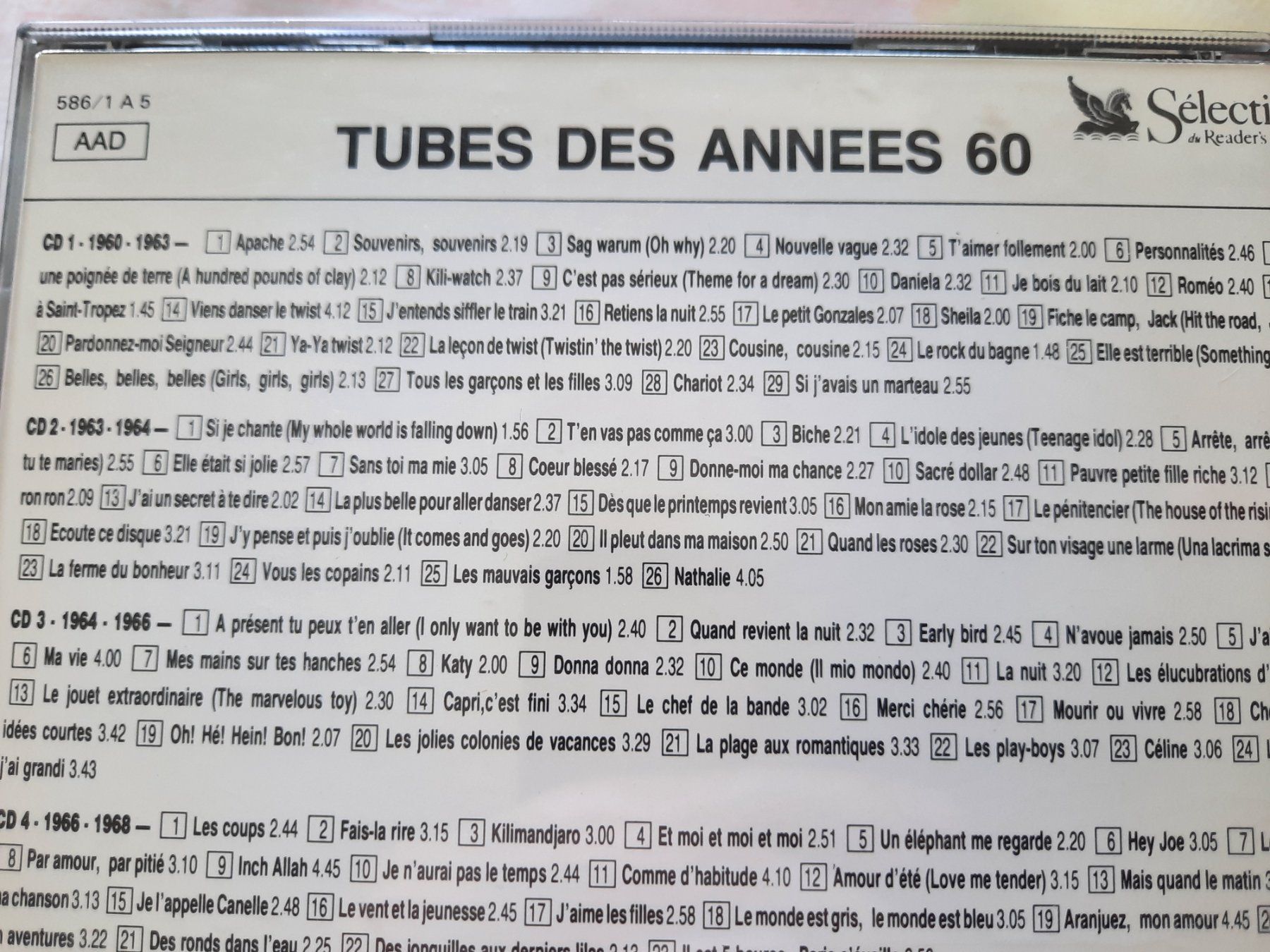 CD: CD Tubes des années 60 - compilation 5 cds – Usato da Pully venduto da bro_n52j 3