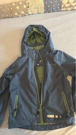 Trevolution Outdoor Jacke, Wind- und Wasserdicht, Grösse 116