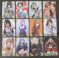 12 Cards RARE Goddess Story TCG Sexy Waifu Holo