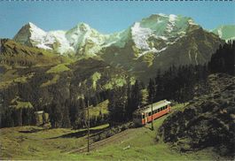 Eiger,Mönch,Jungfrau Bergbahn Lauterbrunnen-Mürren