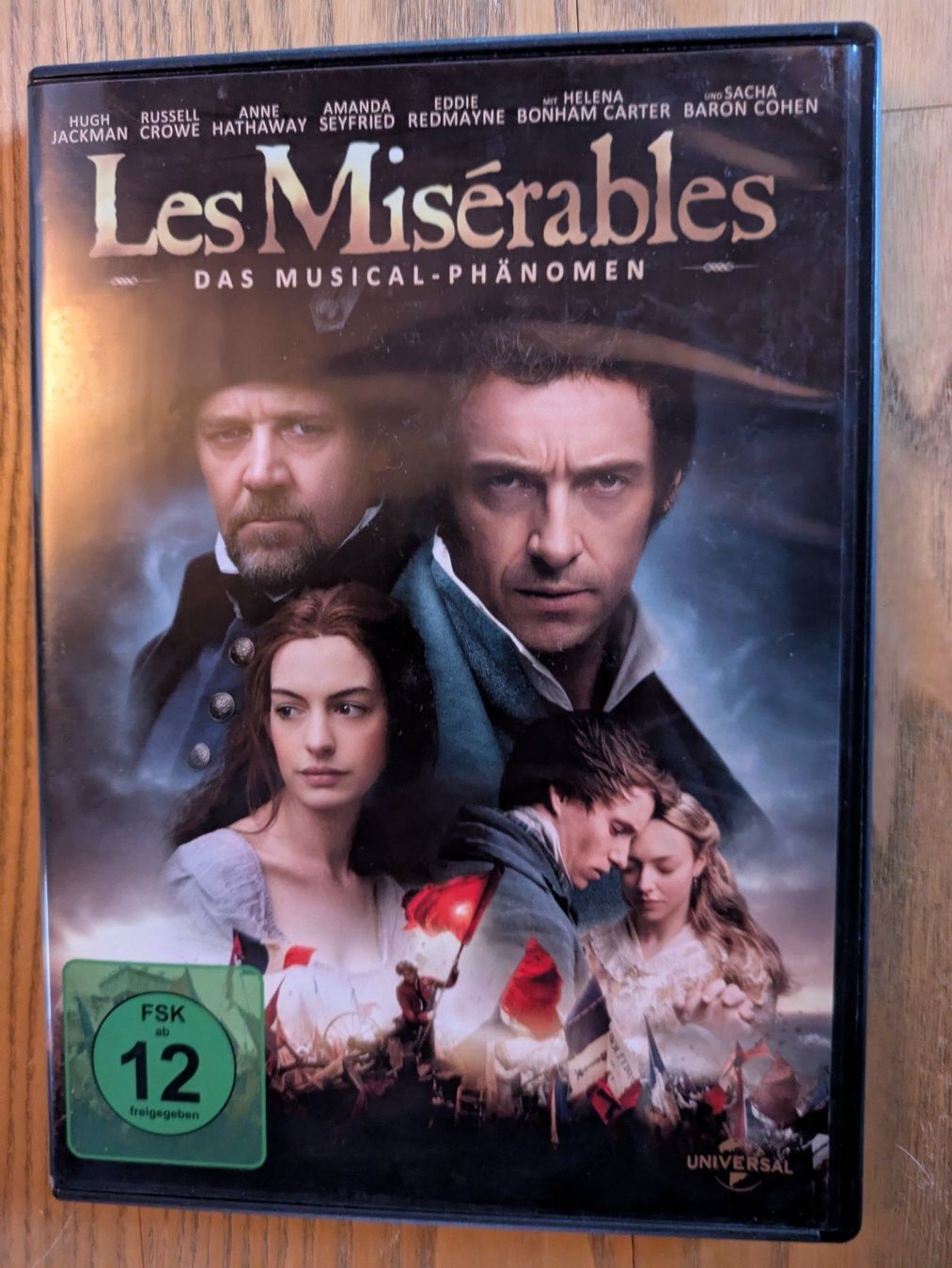 Tutti i DVDs: DVD: "Les Misérables" (mit Jackman, Hathaway, Crowe ...) – Usato da Männedorf venduto da Pacer19