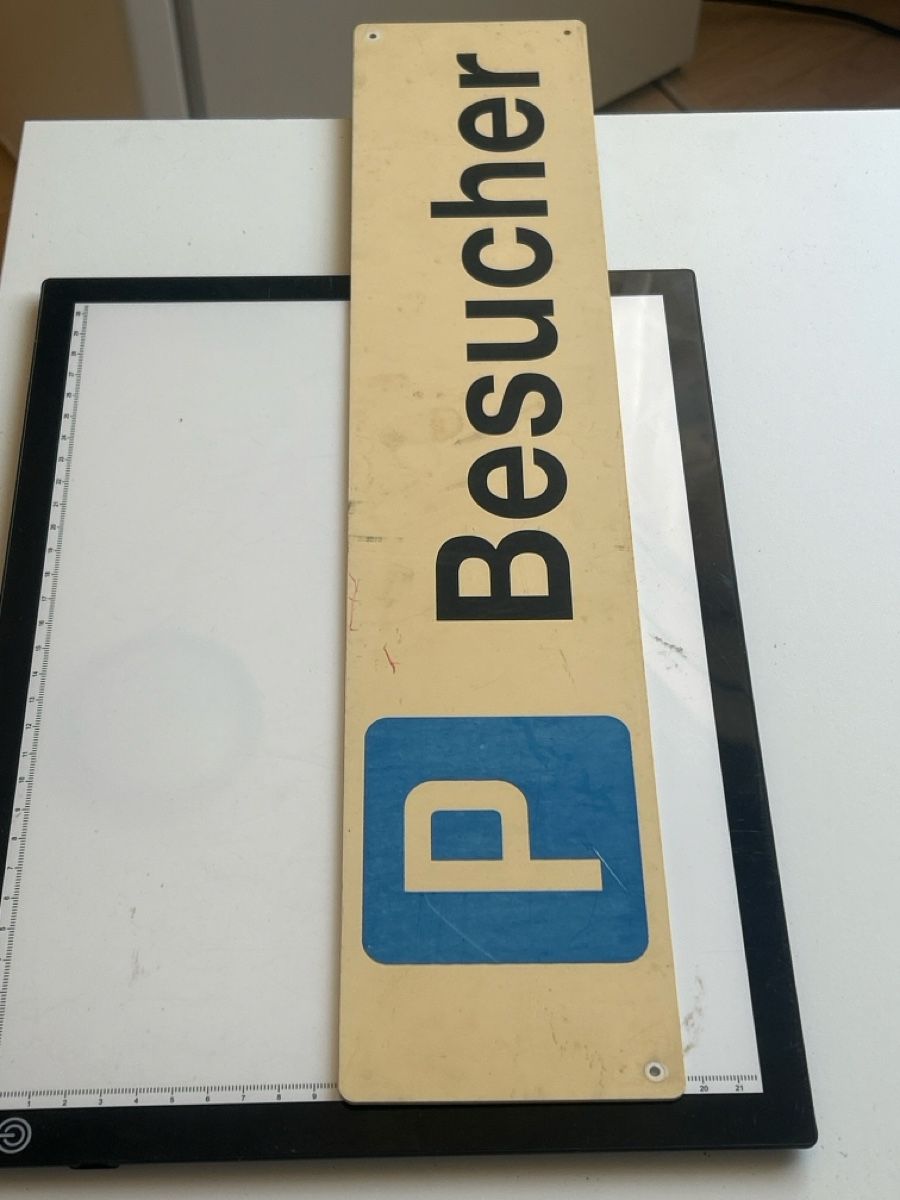 Insegne: Schild Besucher Parkplatz P(I6) – Usato da Neuenhof venduto da bro_9zsg 2