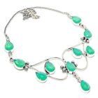Fire Opal Gemstone 925 Sterling Silver Jewelry Necklace
