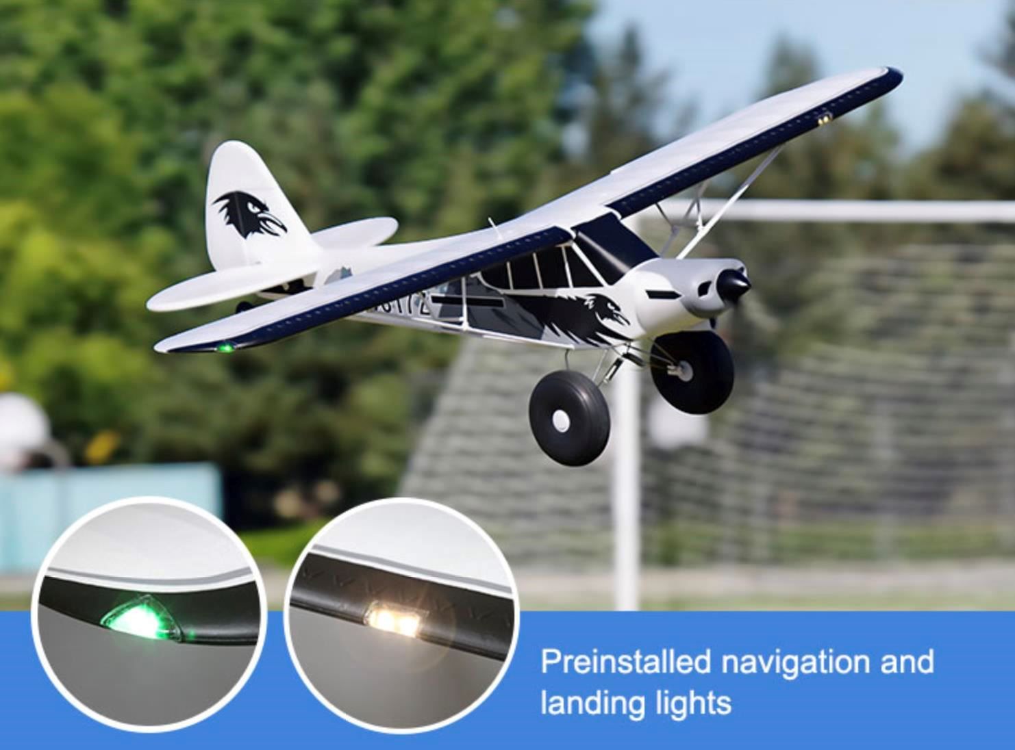 FMS Modellismo RC: FMS Piper PA-18 Super Cub, 170cm, PNP – Nuovo e nell'imballaggio originale da Oberrüti venduto da Veba-Trade 5